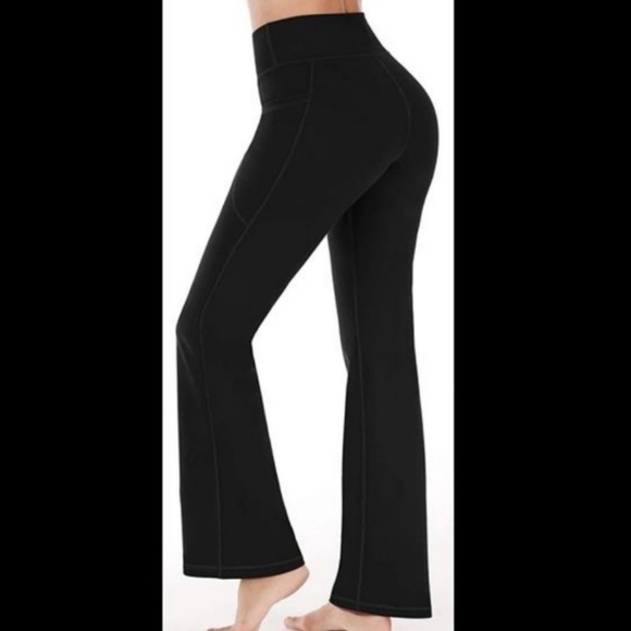 HEATHYOGA Bootcut yoga pants with side pockets - Picture 1 of 7
